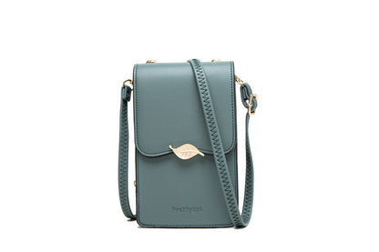 Screen Version Simple Solid Color Large Phone Bags