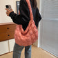 Pleated Large Capacity Cloud Niche High-grade Down Crossbody Bags