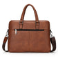 Men's Classy Large Capacity Zipper Soft Men's Handbags