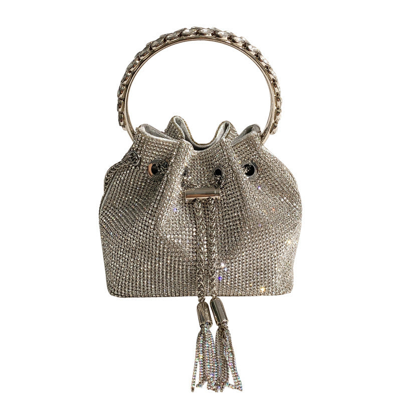 Women's Elegant Popular Shiny Diamond Rhinestone Full Shoulder Bags