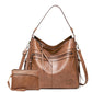 Attractive Women's Beautiful Trendy Double Zipper Shoulder Bags