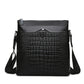 Men's Layer Cowhide Leather Trendy Vertical Korean Men's Shoulder Bags