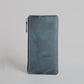 Men's Retro First Layer Cowhide Long Genuine Leather Ladies Wallets