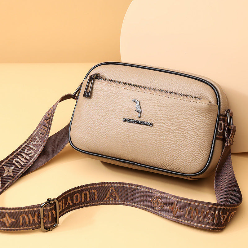 Women's Genuine Leather High-grade Niche Korean Style Trendy Shoulder Bags