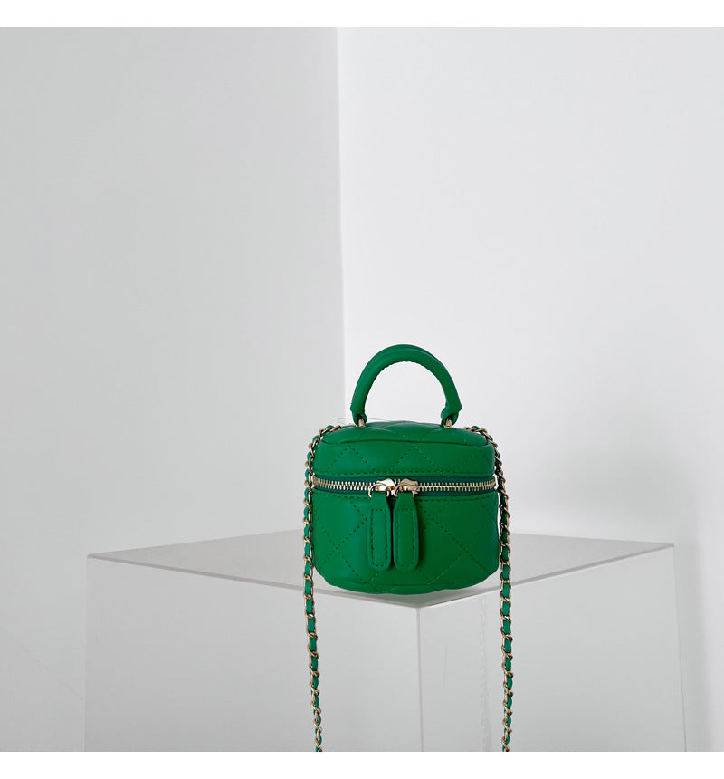 Women's Fashion Chain Box Mini Diamond Quilted Crossbody Bags