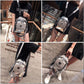 Women's Rhinestone Multipurpose Trendy Sier Soft Leather Bags