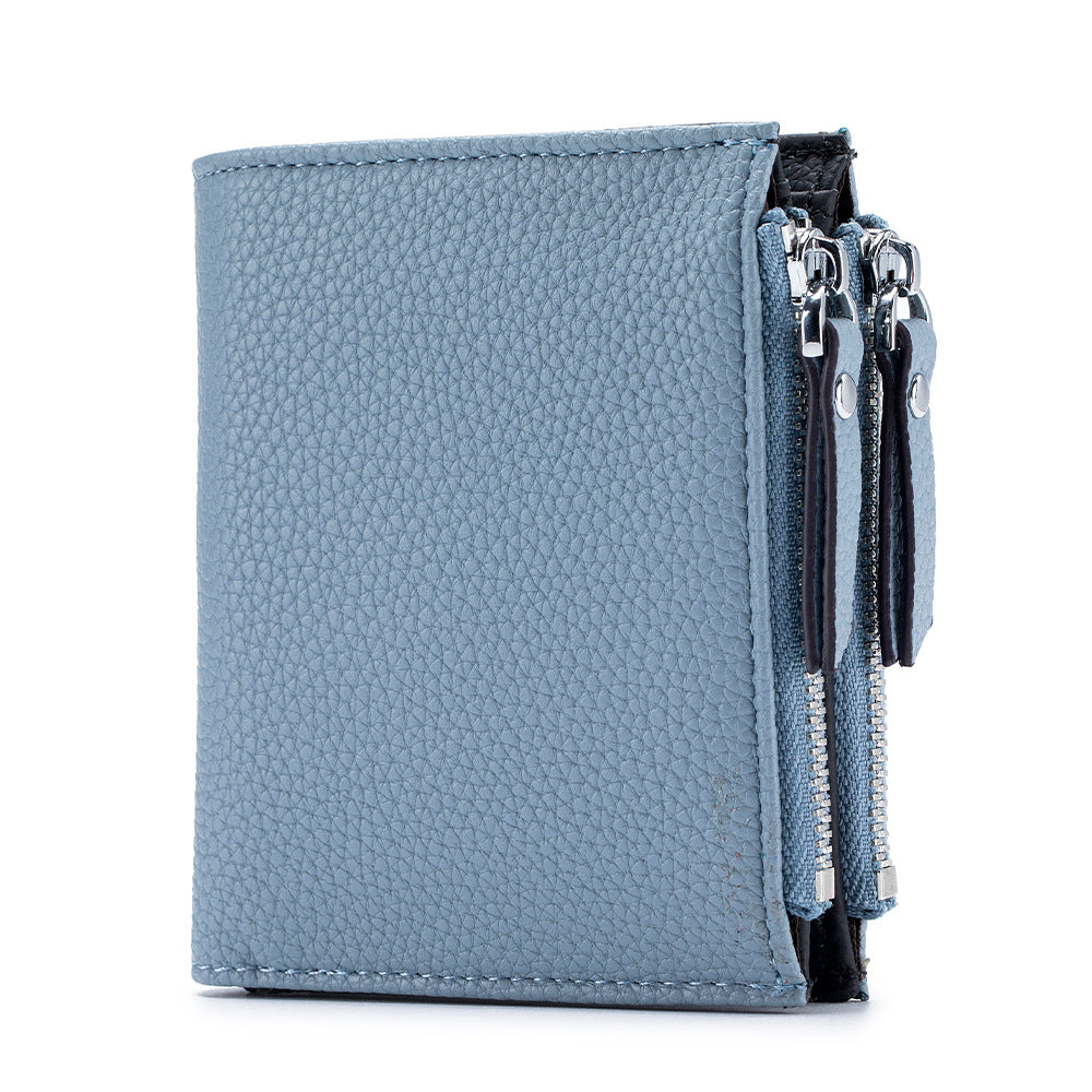 Women's & Men's & Leather Short Large Capacity Fashion Ladies Wallets