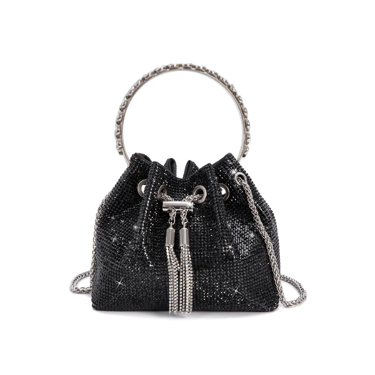New Shiny Crystal Portable Trendy Dinner Bags