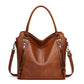 Women's Large Capacity Textured Simple Commuter Handbags