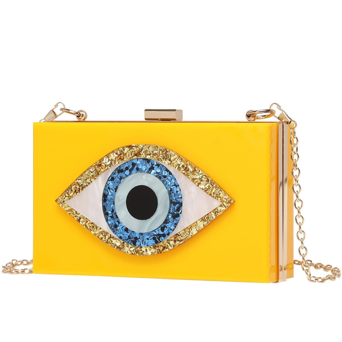 Creative Women's Dinner Glasses Acrylic Chain Handbags