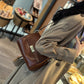 Women's Underarm Fashion Retro Sense Niche Leather Handbags