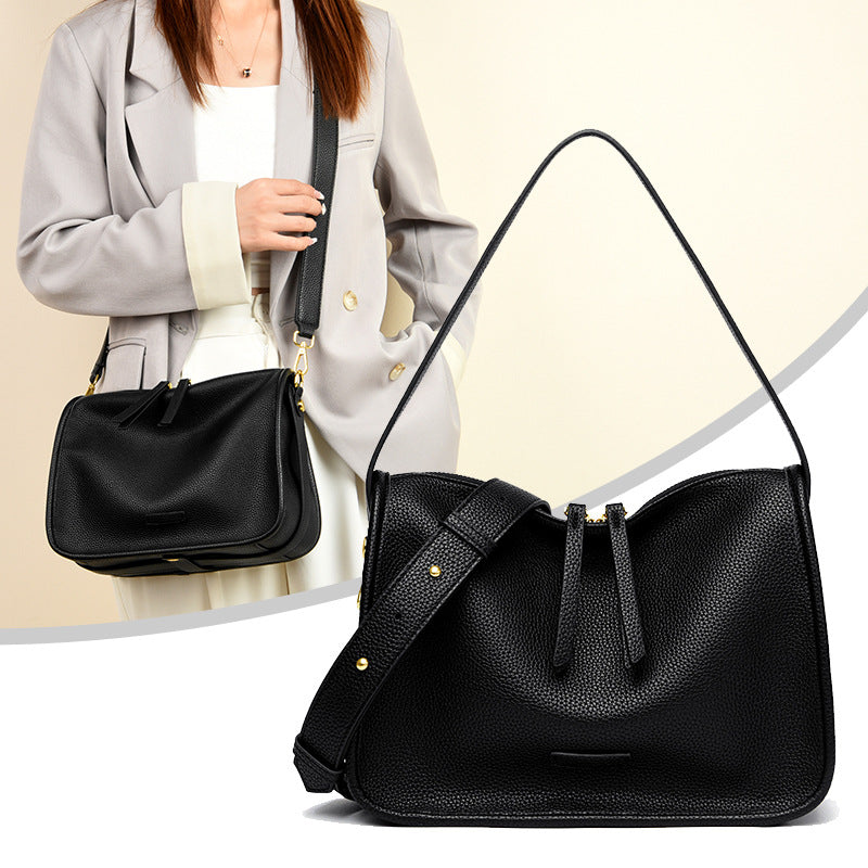 Women's High-grade Niche Fashion Retro Easy Matching Shoulder Bags