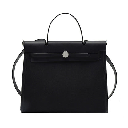 Women's Korean Style Large Capacity Contrast Color Bags