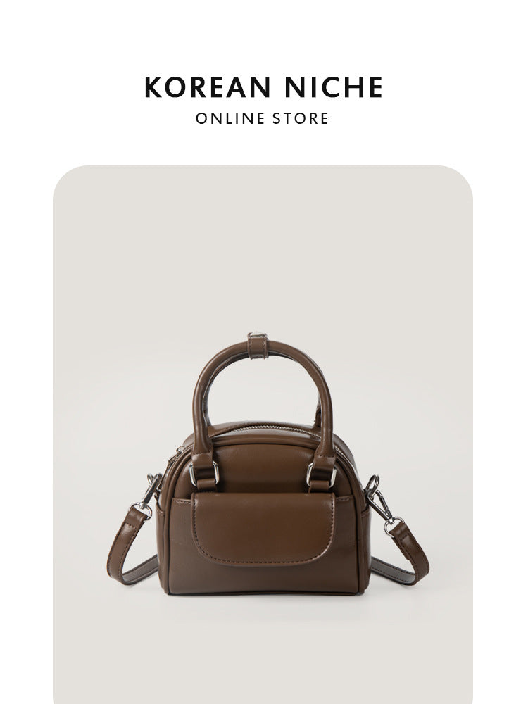 Women's Advanced Texture Mini Retro Easy Matching Hand Shoulder Bags