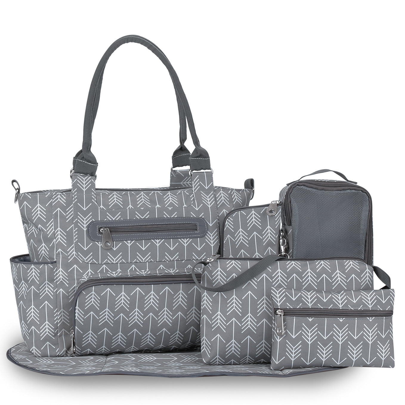 Mummy Large Capacity Mom Maternal Striped Bags