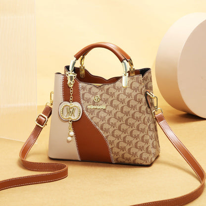 Printed Niche Versatile Elegant Retro Affordable Handbags