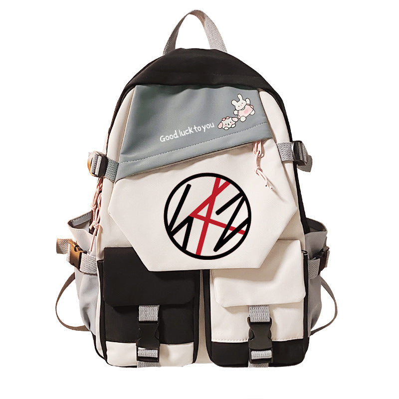 Idol Peripheral Printed Korean Style Junior Backpacks