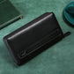 Men's Capacity Genuine Leather Clutch Crazy Horse Cigarette Mobile Men's Handbags