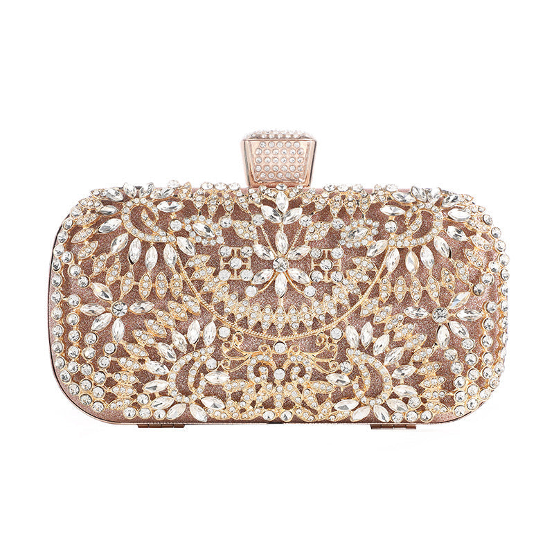 Rhinestone Dinner Party Pattern Large Capacity Bags