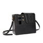 Beverage Bottle Crocodile Pattern Kettle Large Crossbody Bags