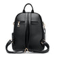 Rhombus Soft Leather Simple Large Capacity Backpacks