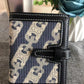 Women's First Layer Cowhide Short Textured Folding Ladies Wallets
