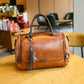 Women's Fashionable Versatile Cowhide Soft Leather Lightweight Shoulder Bags