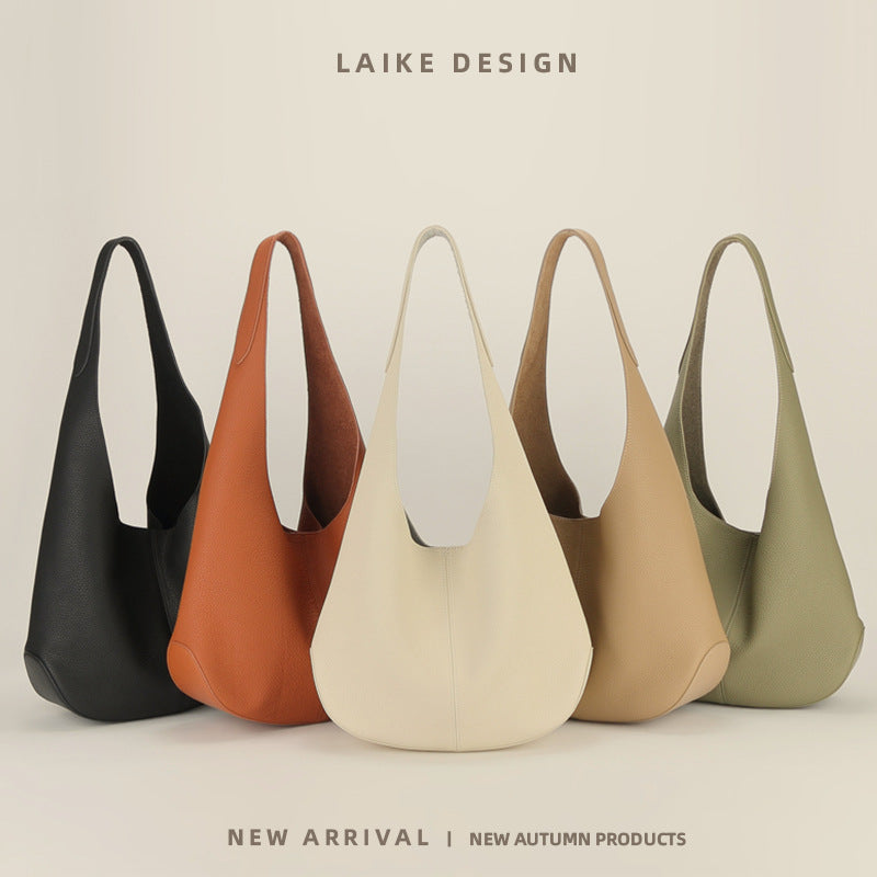 Women's Leather Fashion Simple Comfortable Large Capacity Totes Bags
