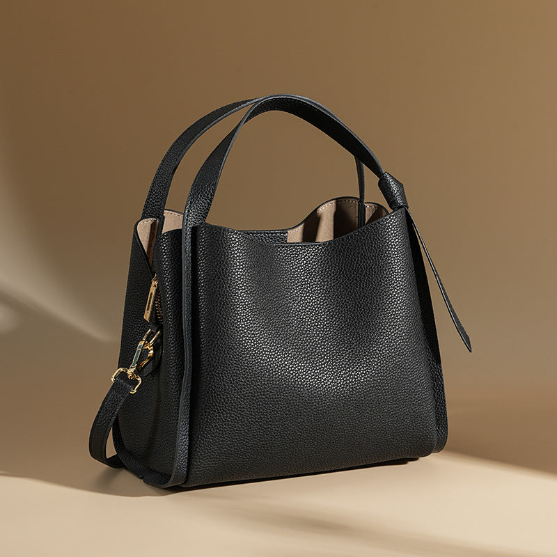 Women's Genuine Leather Fashion Large Capacity Cowhide Handbags