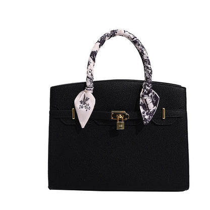 Women's Kelly Large Capacity Silk Scarf Popular Tote Bags