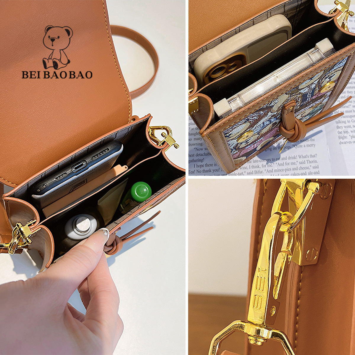 Bolsos de teléfono de moda lindos de lona Source para mujer