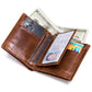 Men's Cowhide Genuine Leather Short Top Layer Men's Wallets