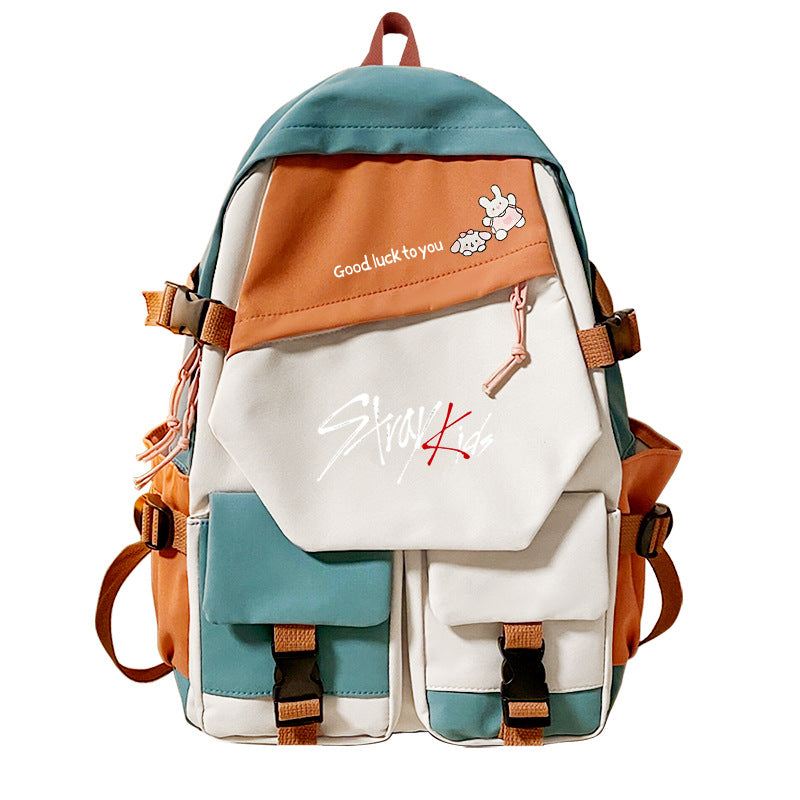 Idol Peripheral Printed Korean Style Junior Backpacks
