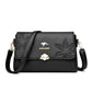 Real Soft Leather Embossed Female Temperament Shoulder Bags