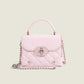 Glamorous High Sense Fashion Hot Pink Small Square Bags