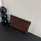 Simple Clutch Top Layer Cowhide Genuine Leather Earphone Ladies Wallets