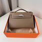 Women's Chain Kelly Calf Leather Mini Generation Crossbody Bags
