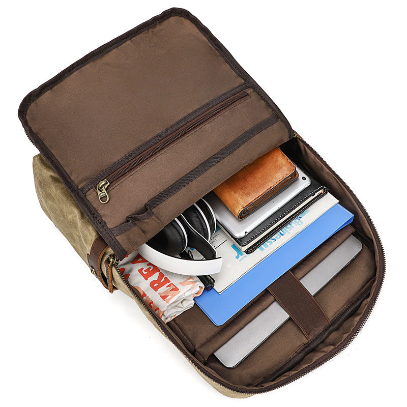 Men's High-grade Retro Commuter Computer Large Capacity Backpacks