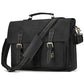 Men's Crazy Horse Leather Genuine Computer Work For Men's Briefcases