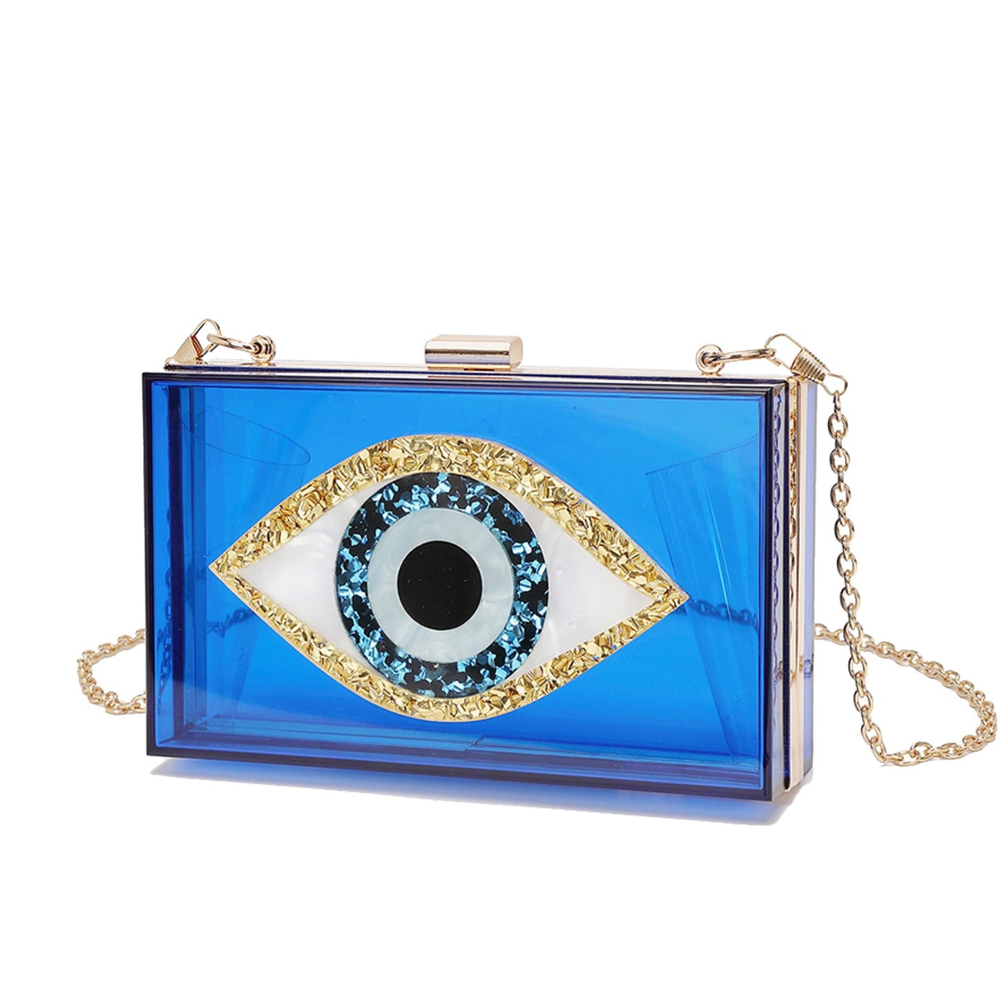 Creative Women's Dinner Glasses Acrylic Chain Handbags
