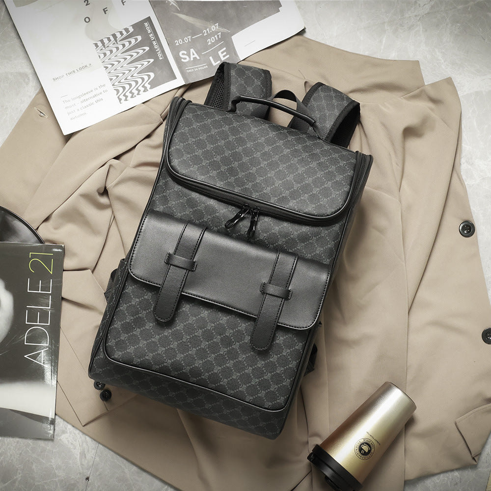 Men's Versatile Large Capacity Fashion Korean Style Connector Backpacks