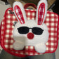 Heart Denim Shell Buggy Rabbit Plaid Bags
