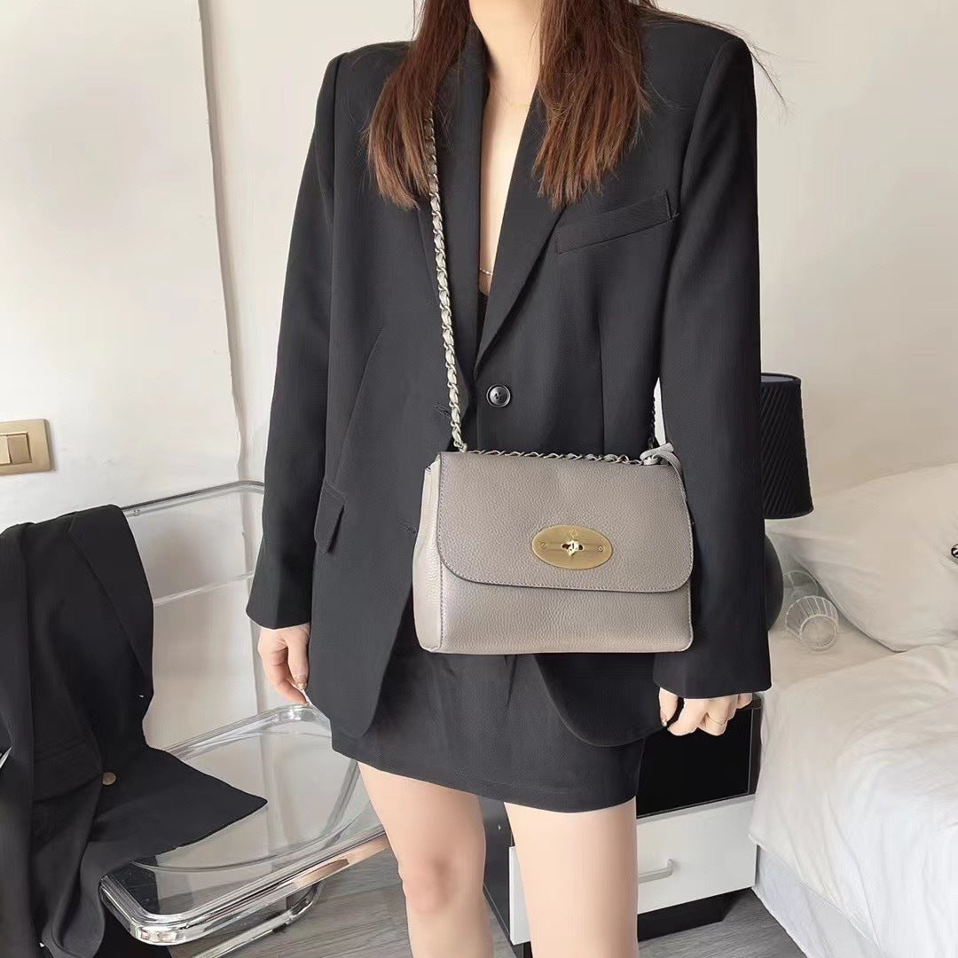 Women's High Quality Trendy Mini Chain Black Crossbody Bags