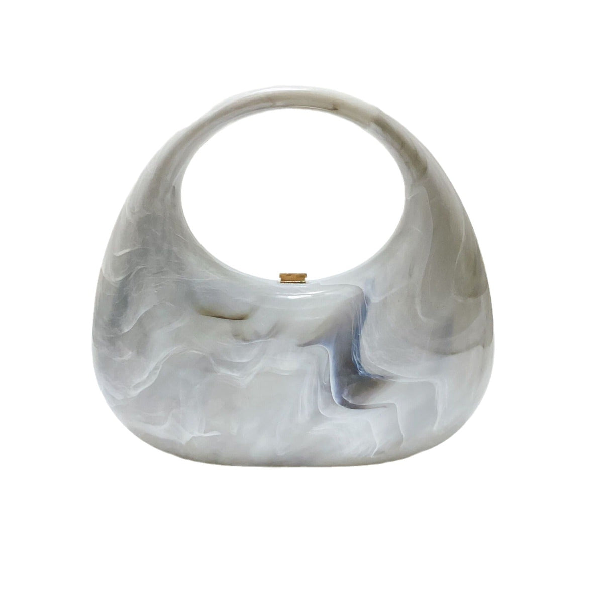 Women's Retro Marble Ice Crack Acrylic Box Handbags