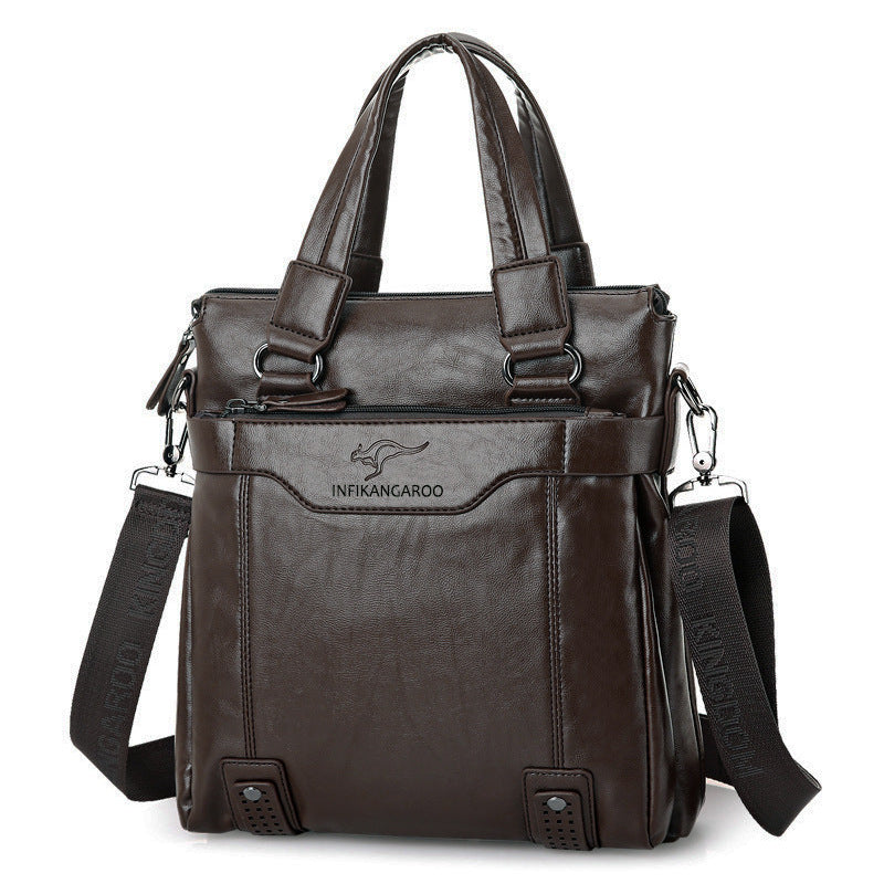 Men's Vertical Large Capacity Business Public Computer Men's Briefcases