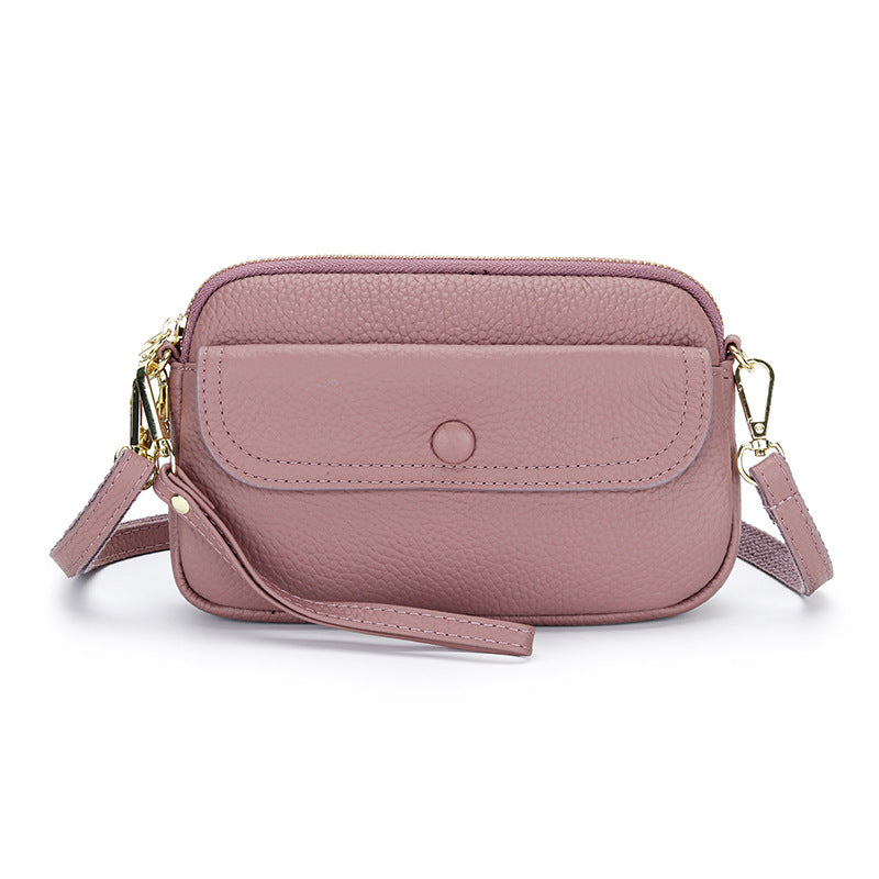 Women's Genuine Leather Lightweight First Layer Cowhide Crossbody Bags