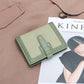 Women's Design Short Leather High High-quality Folded Ladies Wallets