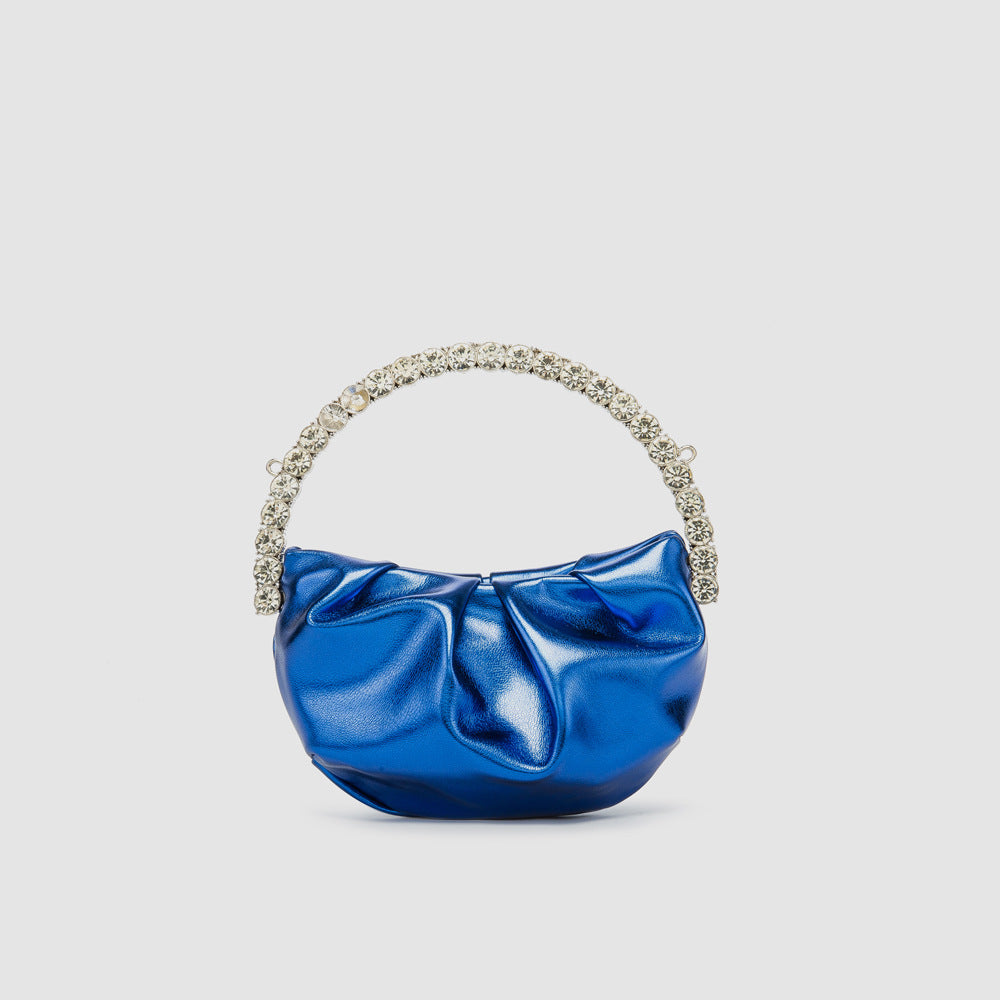 Women's Diamond Dinner Chain Round Mini For Evening Bags