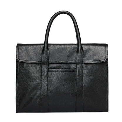 Men's Leather Business Large Capacity Computer Cowhide Men's Briefcases