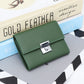 Women's Pure Top Layer Cowhide Short Fashion Ladies Wallets